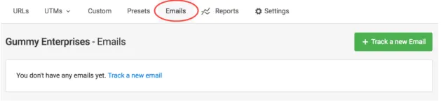 email tracking GA