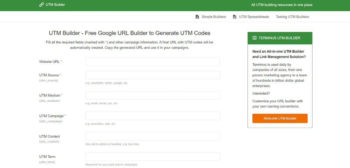 utm parameters for traffic attribution
